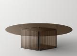 Tonelli Bow Glass Dining Table