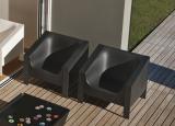 Cube Black Garden Chair - Now Discontinued