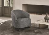 Porada Copine Armchair with Swivel Base