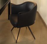 Cierre Boheme Dining Armchair with Swivel Base