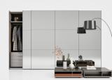 Crystal Mirrored Sliding Door Wardrobe