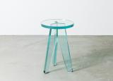 Glas Italia Crystal Stool/Side Table