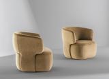 Bonaldo Doge Armchair (Covered Base)