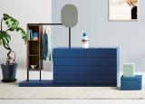Novamobili Easy Clothes Rail with Chest of Drawers