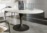 Sovet Italia Flute Oval Dining Table