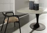 Sovet Italia Flute Oval Dining Table