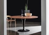 Sovet Italia Flute Wood Round Dining Table