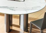 Bonaldo Geometric Round Dining Table