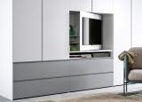 Novamobili Gola Wardrobe With Media Unit