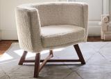 Gervasoni Gray Upholstered Armchair