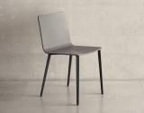 Bontempi Kate Dining Chair with Metal Legs