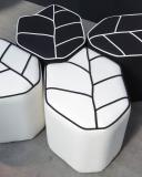 Design By Nico Leaf Stool With Contrasting Piping