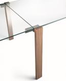 Tonelli Livingstone Dining Table with Wood Legs