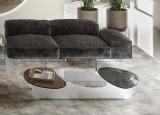 Tonelli Lilypad Glass Coffee Table