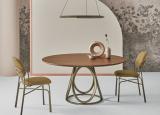 Bontempi Louis Round Dining Table in Wood