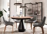 Ozzio Lycos Extending Dining Table in Wood