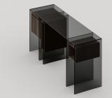 Tonelli Marcell Glass Dressing Table