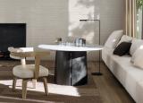 Molteni Mateo Round Dining Table in Marble