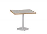 Manutti Napoli Square Bistro Table With Teak Border