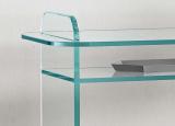 Tonelli Opalina Glass Console Table