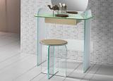 Tonelli Opalina Glass Stool/Side Table