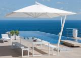 Manutti Square Side Arm Parasol (White Pole) - NOW DISCONTINUED