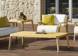 Paralel Rectangular Garden Coffee Table