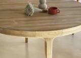 Paralel Round Garden Dining Table