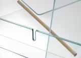 Glas Italia Pirandello Glass Desk