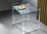 Tonelli Quiller Glass Side Table