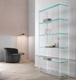 Tonelli Quiller Glass Bookcase