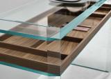 Tonelli Quiller Glass Desk