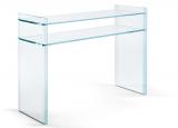 Tonelli Quiller Glass Desk