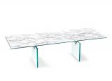 Naos Quasar Extending Dining Table (Glass Or Ceramic Legs)