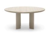 Calligaris Sandy Round Dining Table with Bevelled Ceramic Top