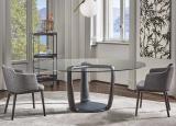 Porada Saddle Round Dining Table