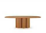 Saba Teatro Magico Dining Table in Glass