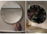 Reflex Titanium Clock/Mirror