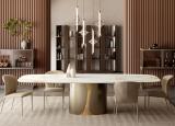 Bontempi Talos Barrel Top Dining Table