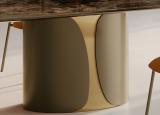 Bontempi Talos Barrel Top Extending Dining Table