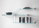 Tonelli Transistor Glass Wall Shelves