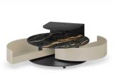Naos Theta Coffee Table with Drawers & Shelf