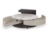 Naos Theta Coffee Table with Drawers & Shelf