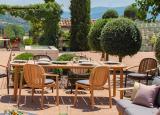 Emu Twins Teak Garden Dining Chair
