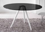 Tonelli Unity Round Glass Dining Table