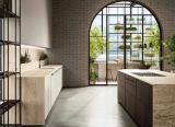Vitae Kitchen With Stone Clad Island