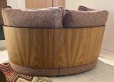 Porada Calin XL Armchair With Swivel Base - In Stock - Immediate Delivery