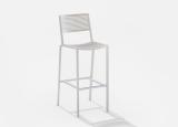 Easy Bar Stool - 2 x White In Stock - Immediate Delivery