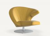 Leolux Parabolica Armchair In Mimosa Leather - In Stock