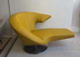 Leolux Parabolica Armchair In Mimosa Leather - In Stock